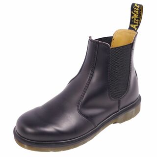 ドクターマーチン(Dr.Martens)の美品 ドクターマーチン Dr.Martens ブーツ 2976 CHELSEA BOOT チェルシーブーツ サイドゴア スムースレザー シューズ 靴 メンズ UK7(26cm相当) ブラック(ブーツ)