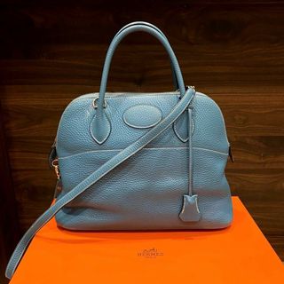 エルメス(Hermes)の良品　エルメス ボリード31　ブルージーン　トリヨン　SV金具箱(ショルダーバッグ)