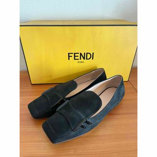 フェンディ(FENDI)のFENDI フェンディ　スエード　ローファー(ローファー/革靴)