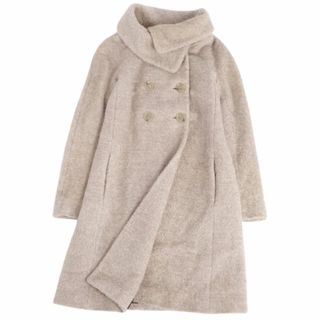 マックスマーラ(Max Mara)のマックスマーラ Max Mara STUDIO コート ロングコート ハイネック アルパカ ウール アウター レディース イタリア製 JI42 USA8 FB40 GB10(L相当) グレージュ(その他)