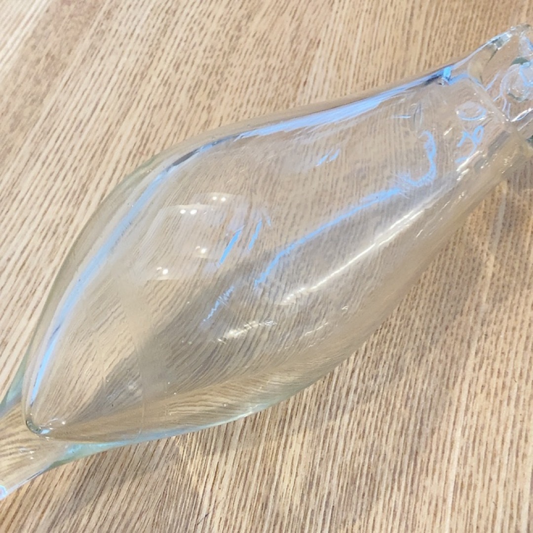 おおやぶみよ　日月　沖縄　ガラス　つり下げVASE 花瓶 インテリア/住まい/日用品のインテリア小物(花瓶)の商品写真