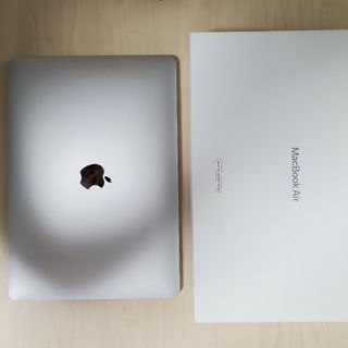 マック(Mac (Apple))のApple Care付 M1 MacBook Air 8GB 256GB シルバ(ノートPC)