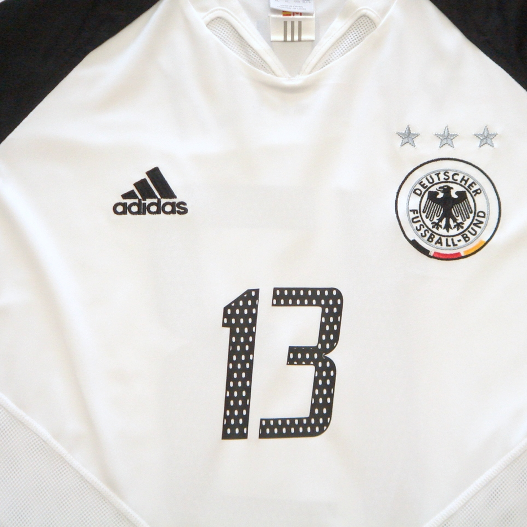 adidas(アディダス)のドイツ代表 04-05 ホーム adidas ユニフォーム #13 バラック スポーツ/アウトドアのサッカー/フットサル(ウェア)の商品写真
