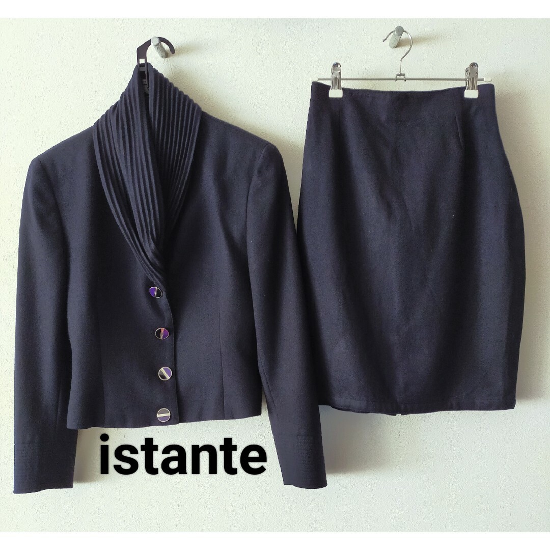 istante イスタンテ  スーツ ネイビーistante