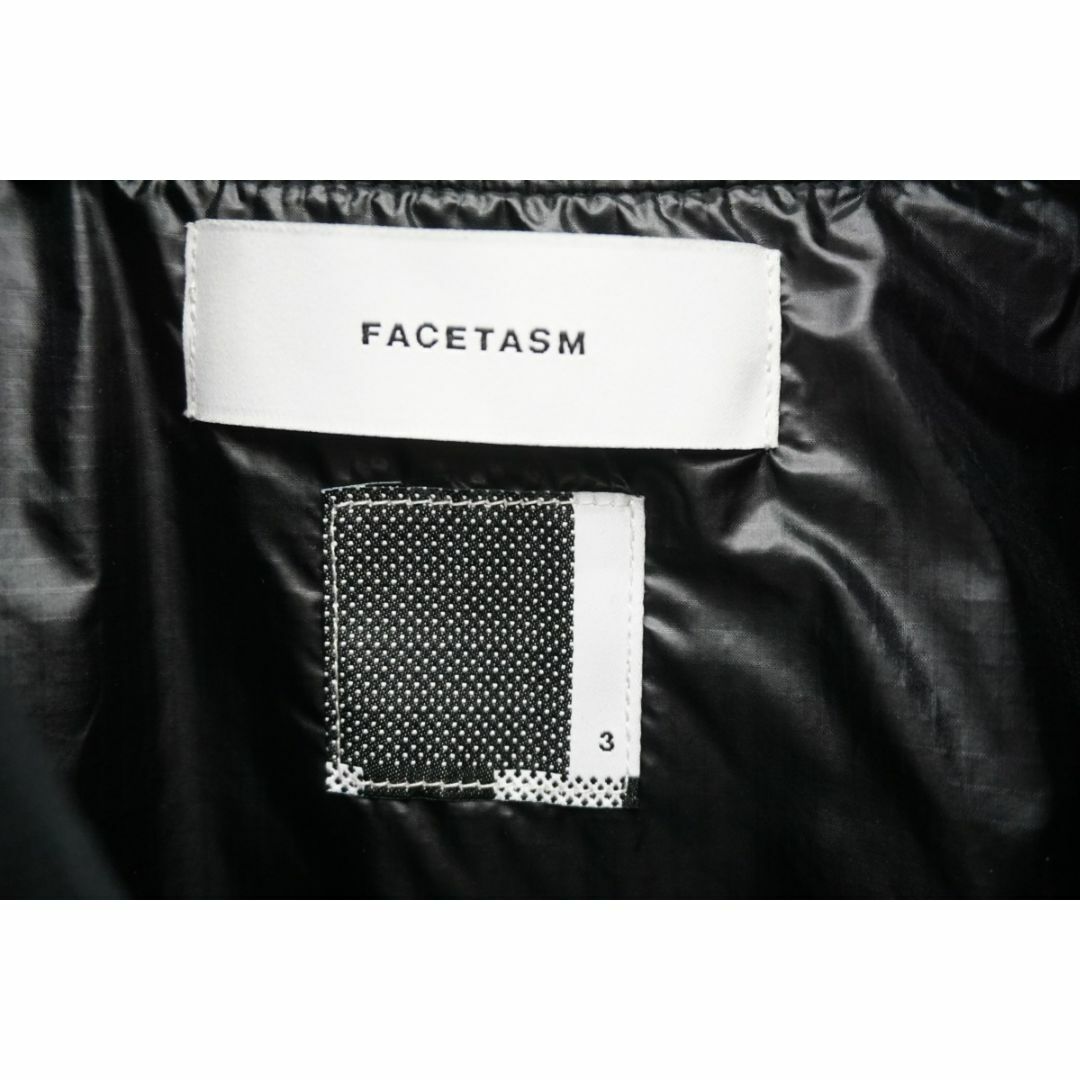 FACETASM(ファセッタズム)の美品23SS FACETASM MA1 ボンバー ジャケット黒1208N▲ メンズのジャケット/アウター(ブルゾン)の商品写真