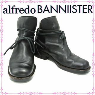 アルフレッドバニスター(alfredoBANNISTER)の【希少デザイン】 アルフレッドバニスター　ストラップブーツ　ブラック　レディース(ブーツ)