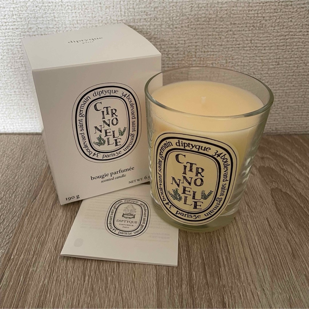 絶賛レビュー続出 diptyque ディプティック シトロネル 190g | www