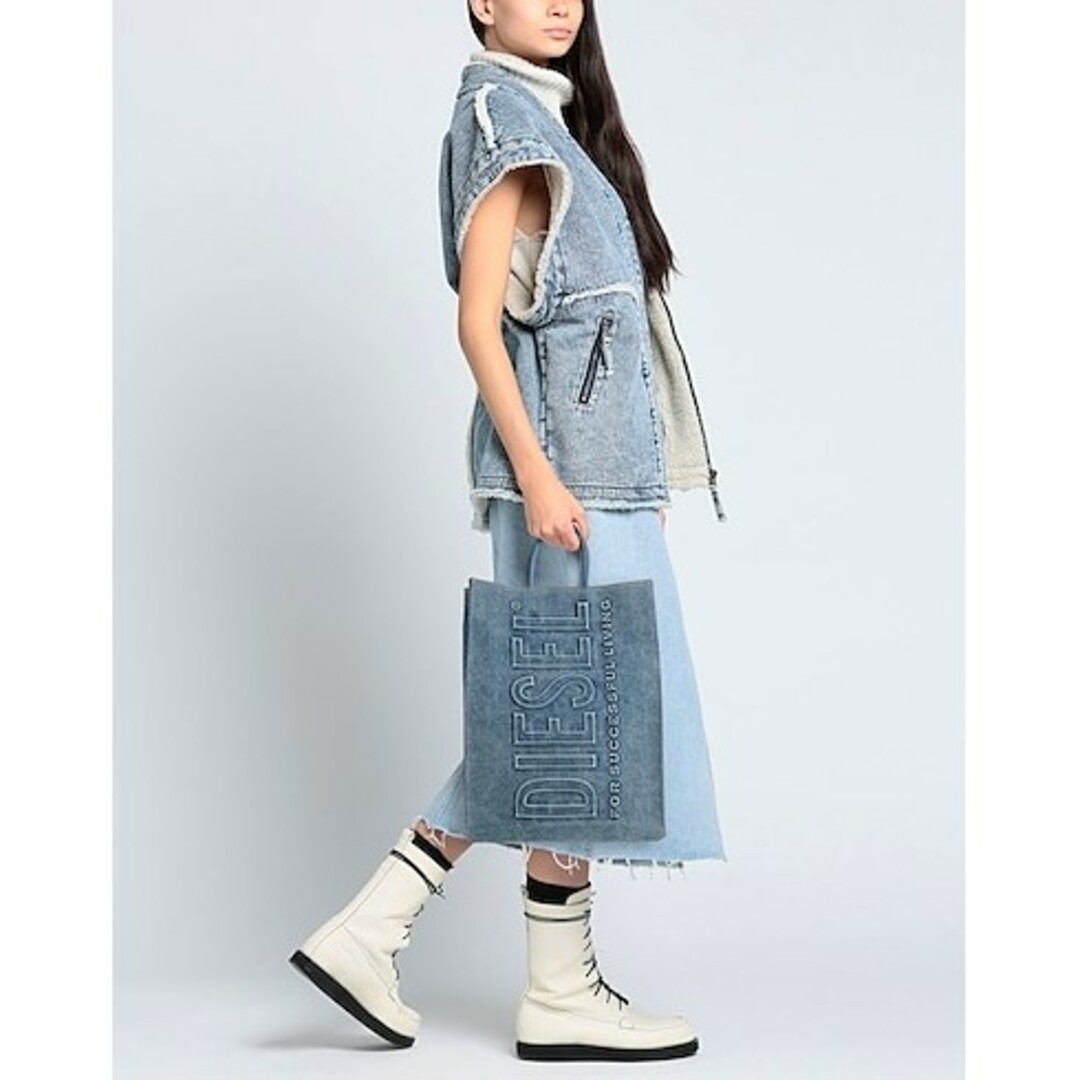 DIESEL - DIESEL ディーゼル トートバッグ デニム ブルーの通販 DIESEL - DIESEL ディーゼル トートバッグ デニム ブルーの通販