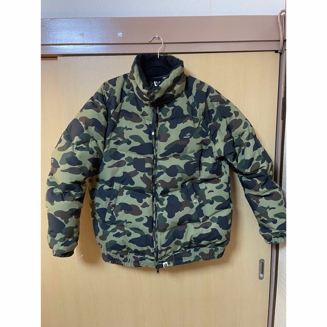 1st CAMO LOOSE FIT DOWN JACKET【人気デザイン】615肩幅