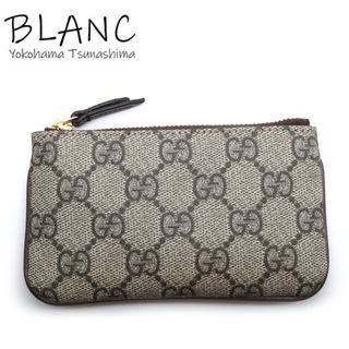 グッチ(Gucci)のグッチ オフディア キーケース GGスプリームレザー ベージュ エボニー 772321 コインケース GUCCI 横浜BLANC(キーケース)