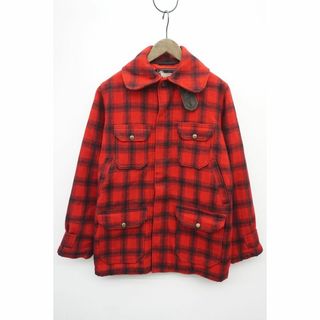 WOOLRICH - 希少50s Woolrich ウールリッチ チェック ジャケット赤黒508N▲