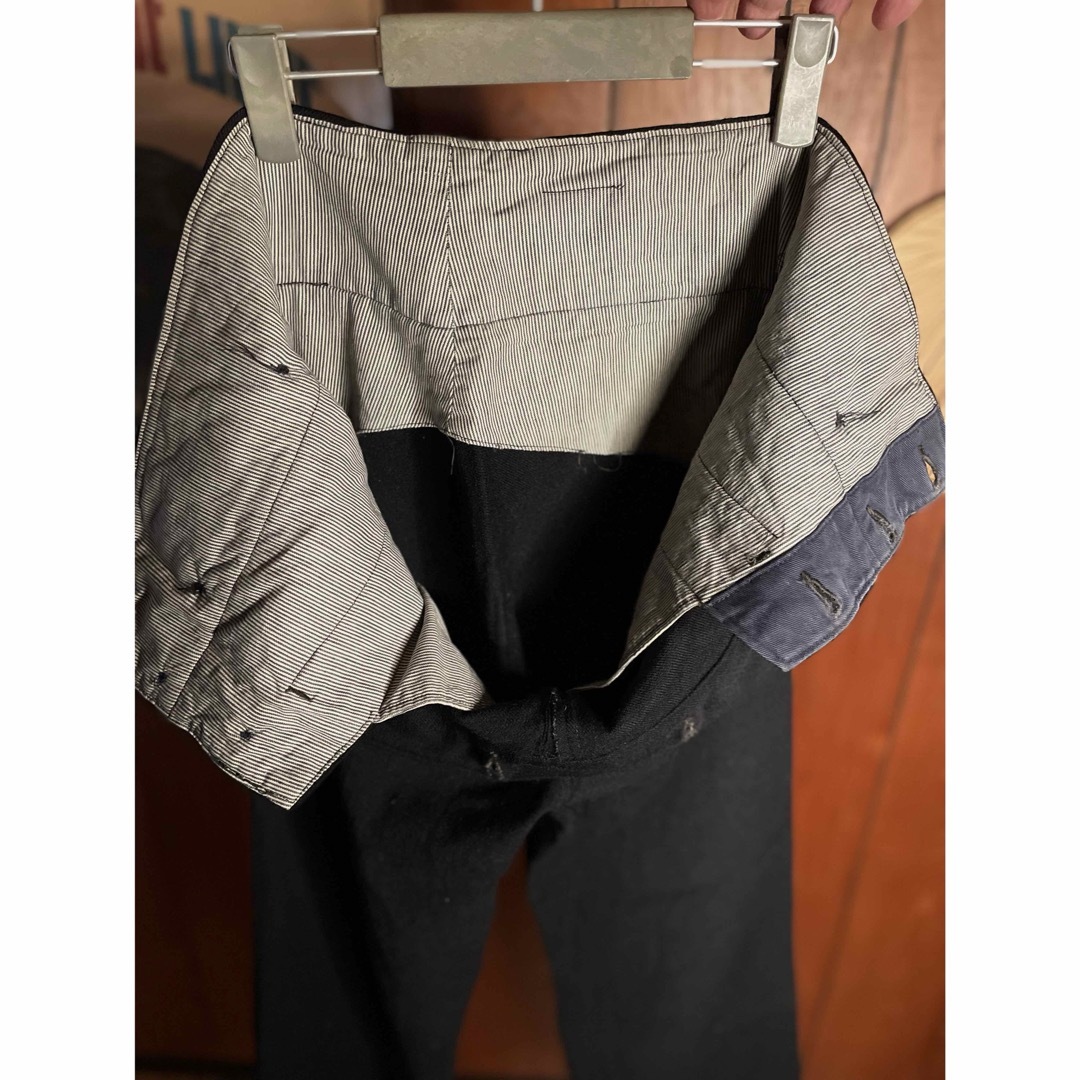 vintage 60s navy ウールセーラーパンツ メンズのパンツ(スラックス)の商品写真