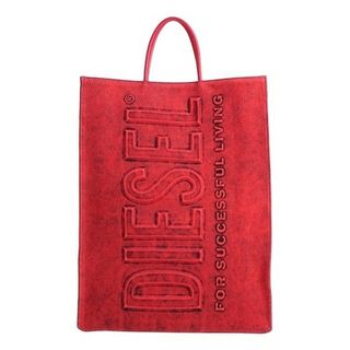 ディーゼル(DIESEL)のDIESEL ディーゼル トートバッグ レッド デニム(トートバッグ)