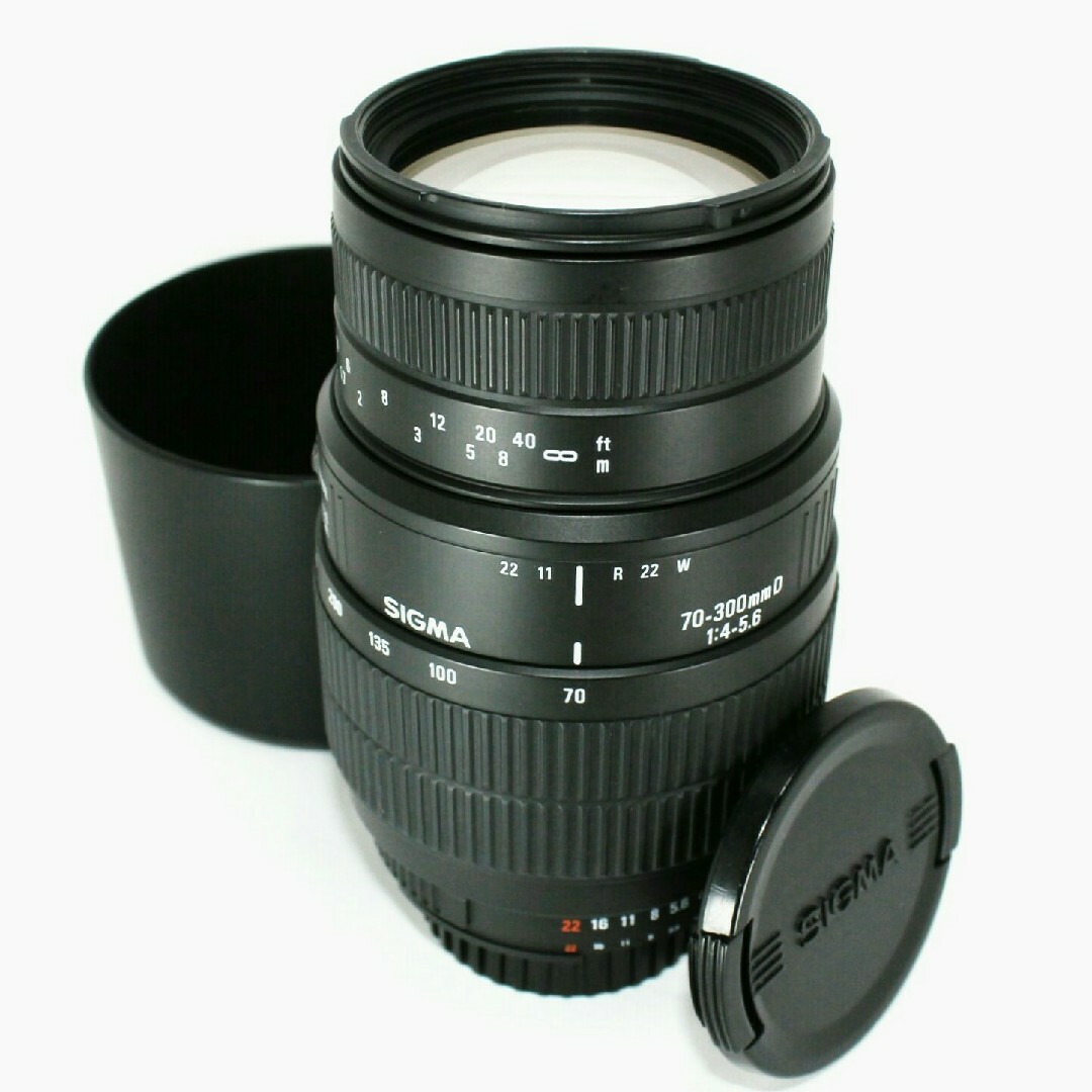 SIGMA(シグマ)の✨訳あり完動美品✨シグマ 70-300mm MACRO ズームレンズ ニコン用 スマホ/家電/カメラのカメラ(レンズ(ズーム))の商品写真