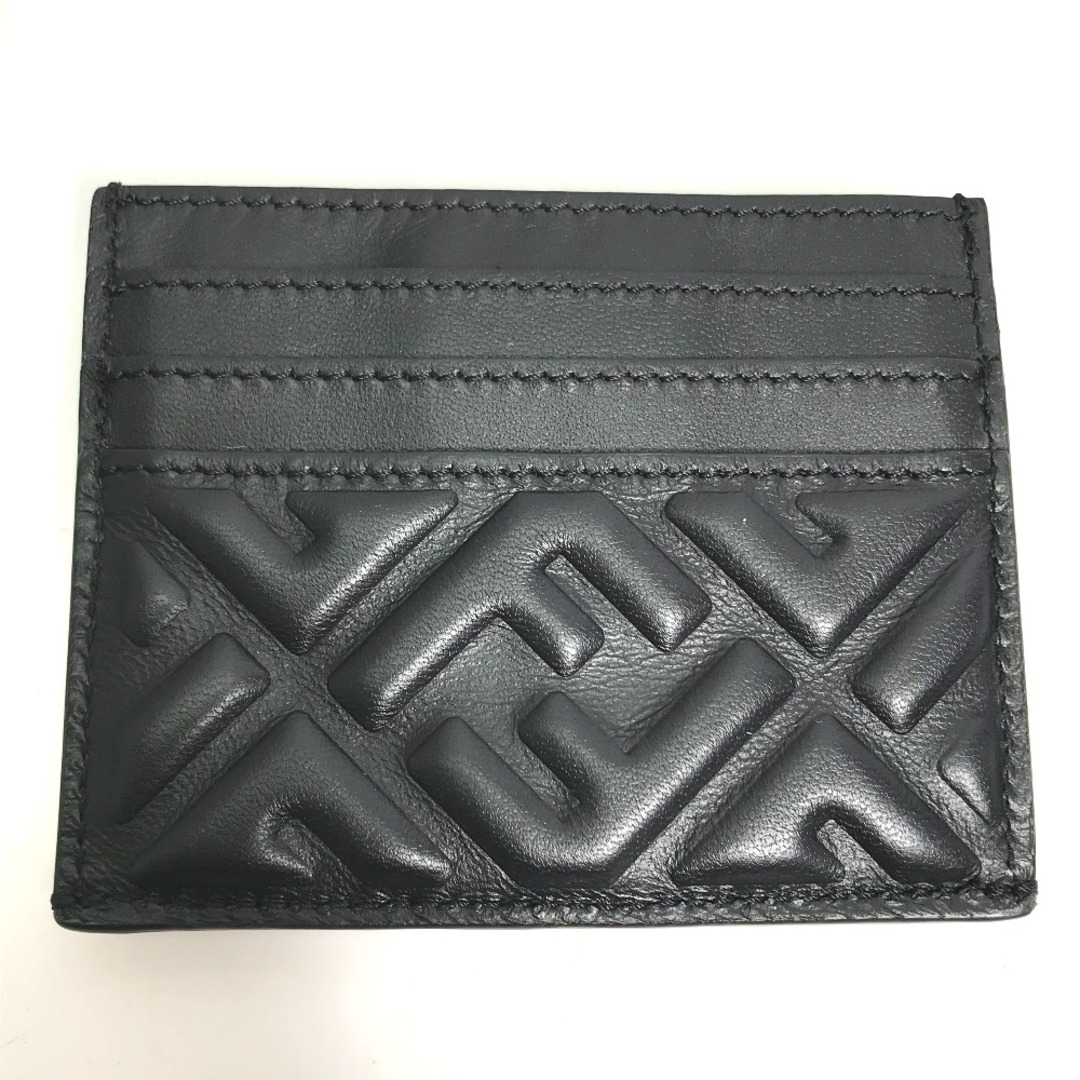 FENDI(フェンディ)のフェンディ FENDI バゲット カードホルダー 8M0423 小銭入れ 財布 コインケース レザー ブラック レディースのファッション小物(コインケース)の商品写真