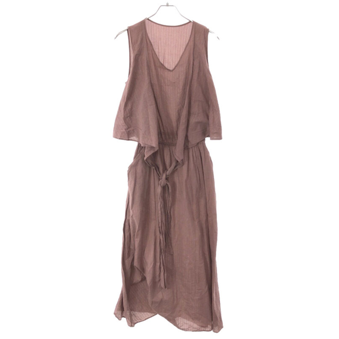 archi(アーキ)のarchi アーキ 18SS FLUORITE DRESS ノースリーブワンピース ピンク系 S レディースのワンピース(ロングワンピース/マキシワンピース)の商品写真