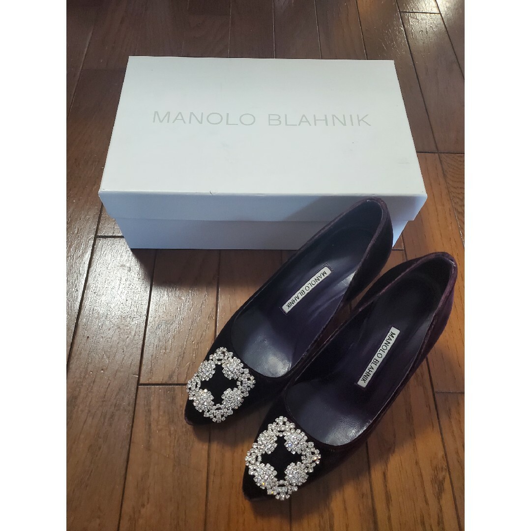 MANOLO BLAHNIK(マノロブラニク)のマノロ・ブラニク ハンギシ 36.5 レディースの靴/シューズ(ハイヒール/パンプス)の商品写真