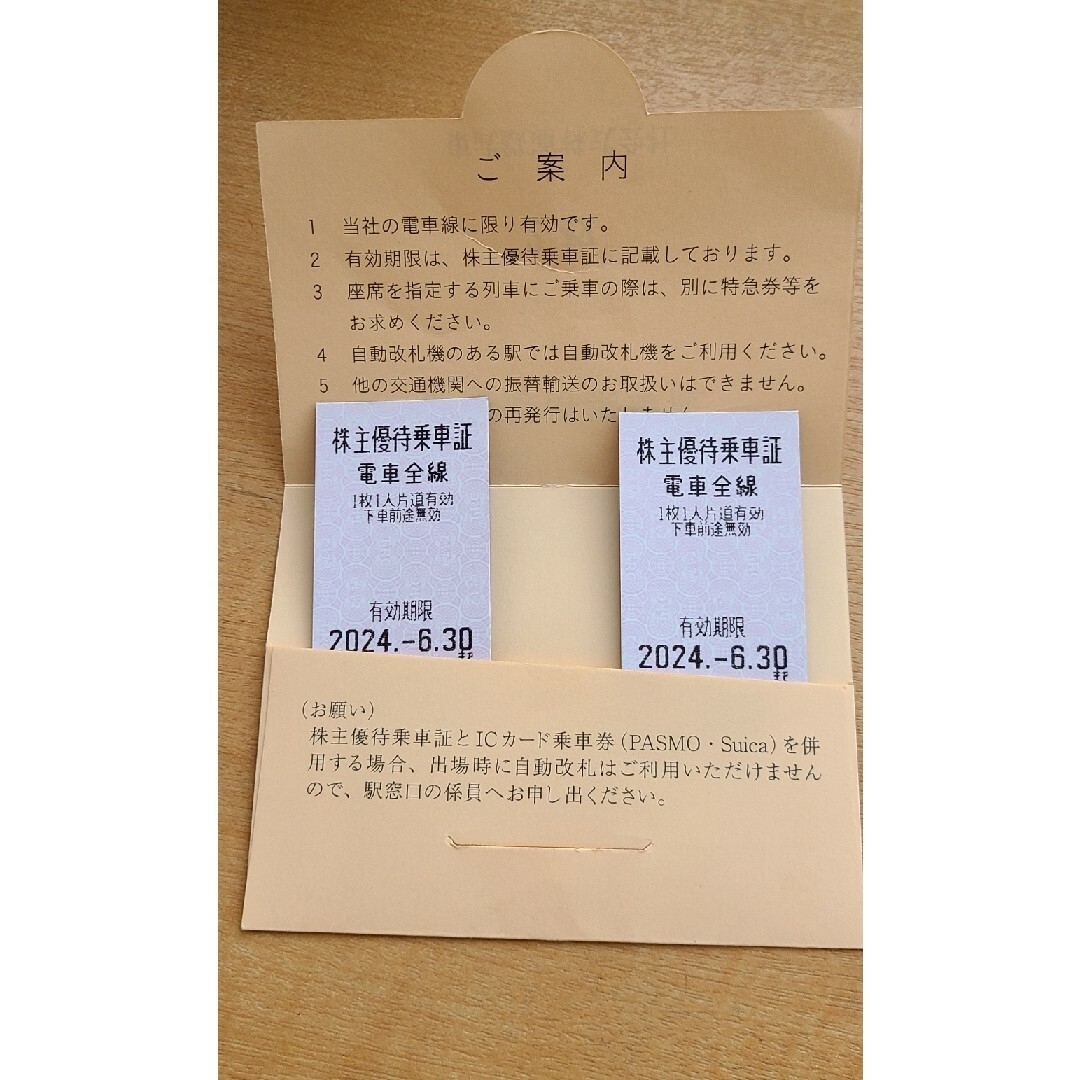 東武鉄道 。乗車証  2枚セット。匿名配送。 チケットの乗車券/交通券(鉄道乗車券)の商品写真