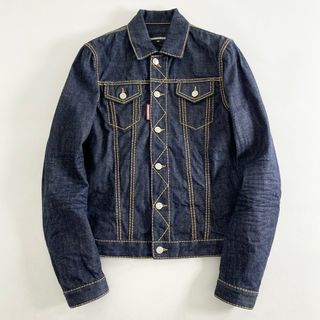 DSQUARED2 ディースクエアード 20SS PEPSI DENIM JACKET S78AN0030 S30309 ペプシロゴプリントデニムトラッカージャケット デニムジャケット ブルー68センチ肩幅