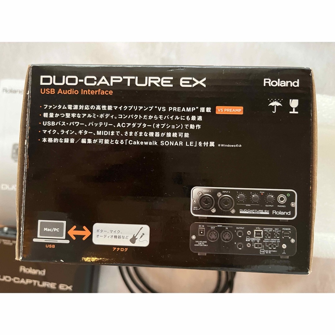 Roland(ローランド)のローランド　DUO CAPTURE EX 楽器のDTM/DAW(オーディオインターフェイス)の商品写真