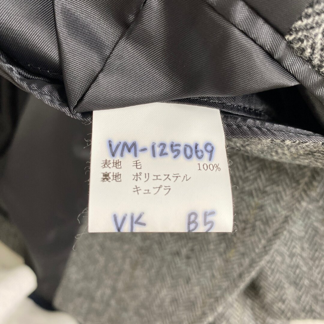 VAN Jacket(ヴァンヂャケット)の64L14 VAN ヴァン テーラードジャケット ヴァンヂャケット ヘリンボーン XL相当 グレー ツイードジャケット スーツジャケット ウールジャケット 上着 メンズのジャケット/アウター(テーラードジャケット)の商品写真