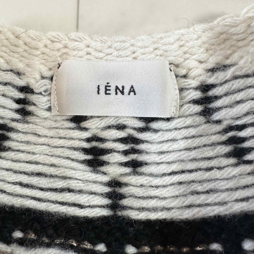 IENA(イエナ)の美品♪イエナ フェアアイルプルオーバー ラメニット 球審柄 ノルディック レディースのトップス(ニット/セーター)の商品写真