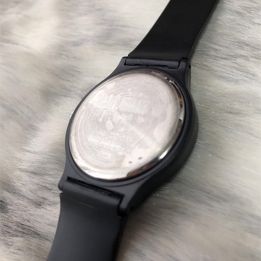 MARY QUANT(マリークワント)の【unused】腕時計　レディース　ブランド　ラウンド　ラバー　カジュアル　黒 レディースのファッション小物(腕時計)の商品写真