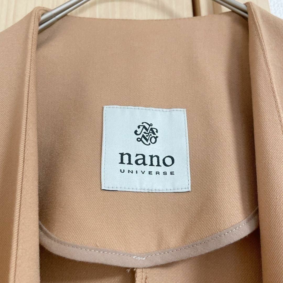 nano・universe(ナノユニバース)のナノユニバース　nano universe　トレンチコート　ベージュ　36 レディースのジャケット/アウター(ロングコート)の商品写真