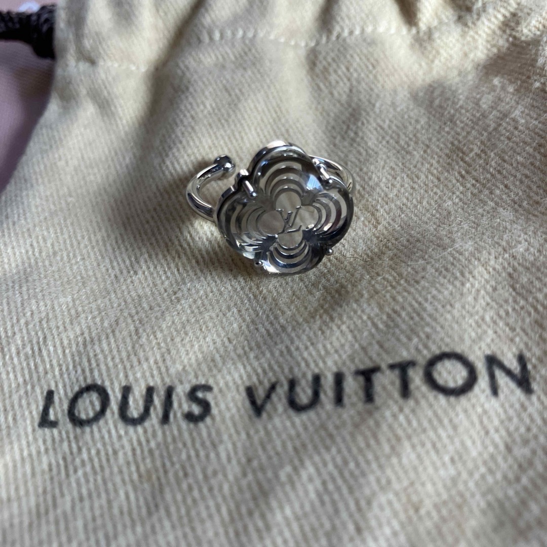 LOUIS VUITTON(ルイヴィトン)のルイヴィトン ブラスレ アラフォリ クリア シルバー リング レディースのアクセサリー(リング(指輪))の商品写真