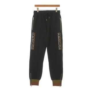 ドリスヴァンノッテン(DRIES VAN NOTEN)のDRIES VAN NOTEN スウェットパンツ M 黒x茶 【古着】【中古】(その他)