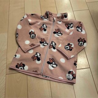 ミニーマウス(ミニーマウス)の⭐︎新品　H&M ミニーちゃん　フリース　ピンク　ディズニー(ジャケット/コート)