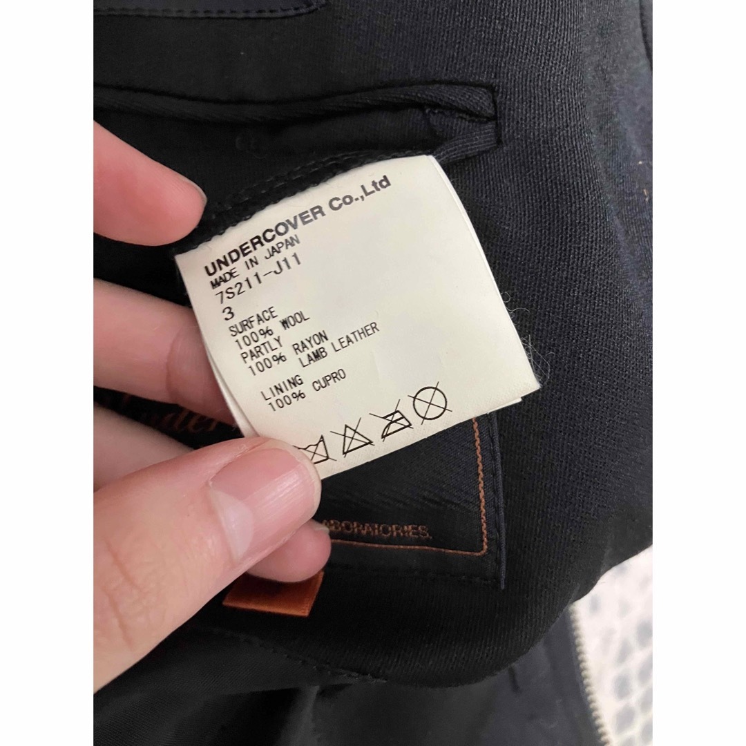 UNDERCOVER - undercover 07ss パープル期 レザー切り替え UNDERCOVER - undercover 07ss パープル期 レザー切り替え