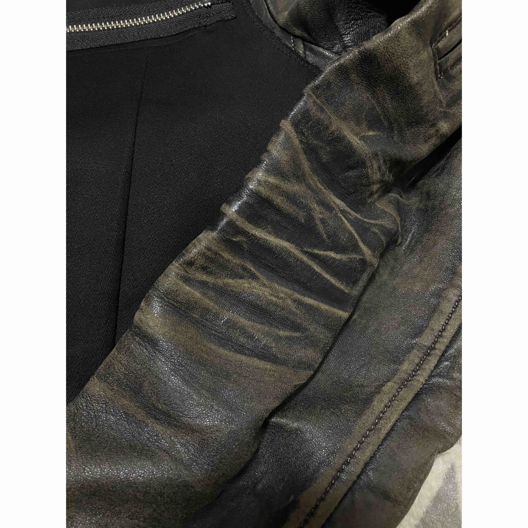 UNDERCOVER - undercover 07ss パープル期 レザー切り替え UNDERCOVER - undercover 07ss パープル期 レザー切り替え