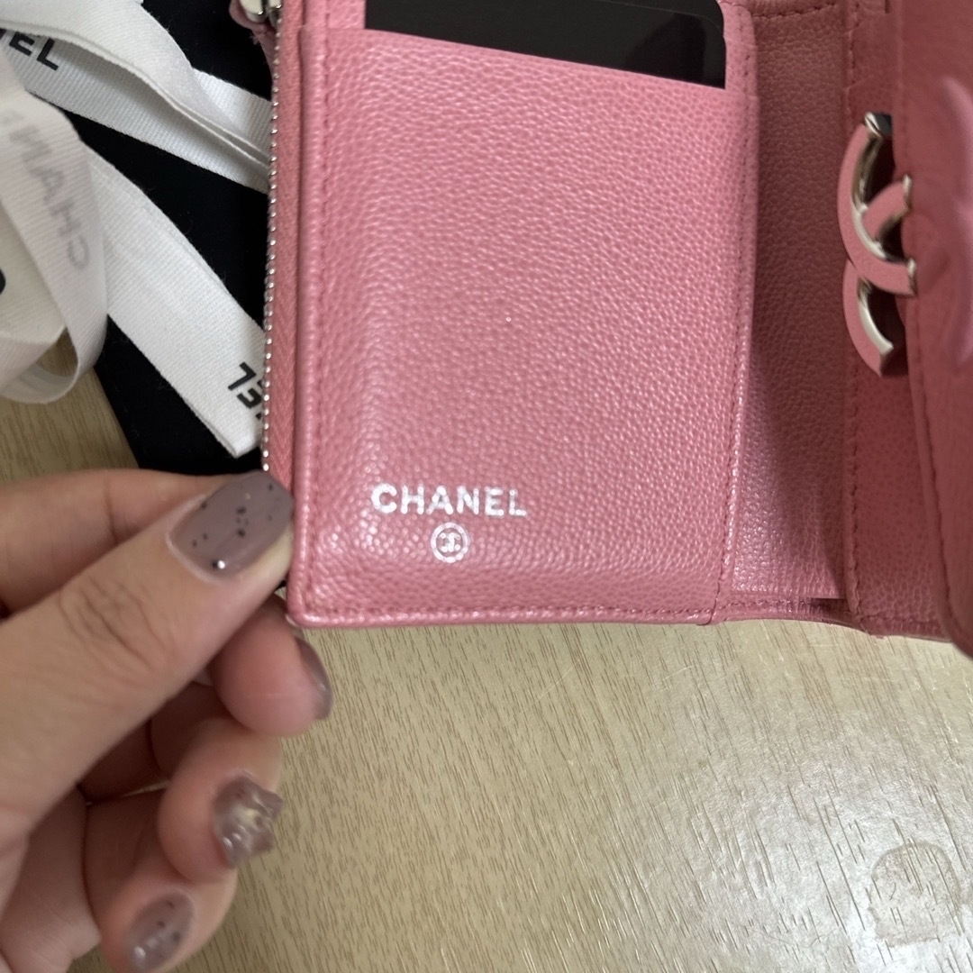 大人気シャネル 三つ折り財布 美品 大人気シャネル 三つ折り財布 美品