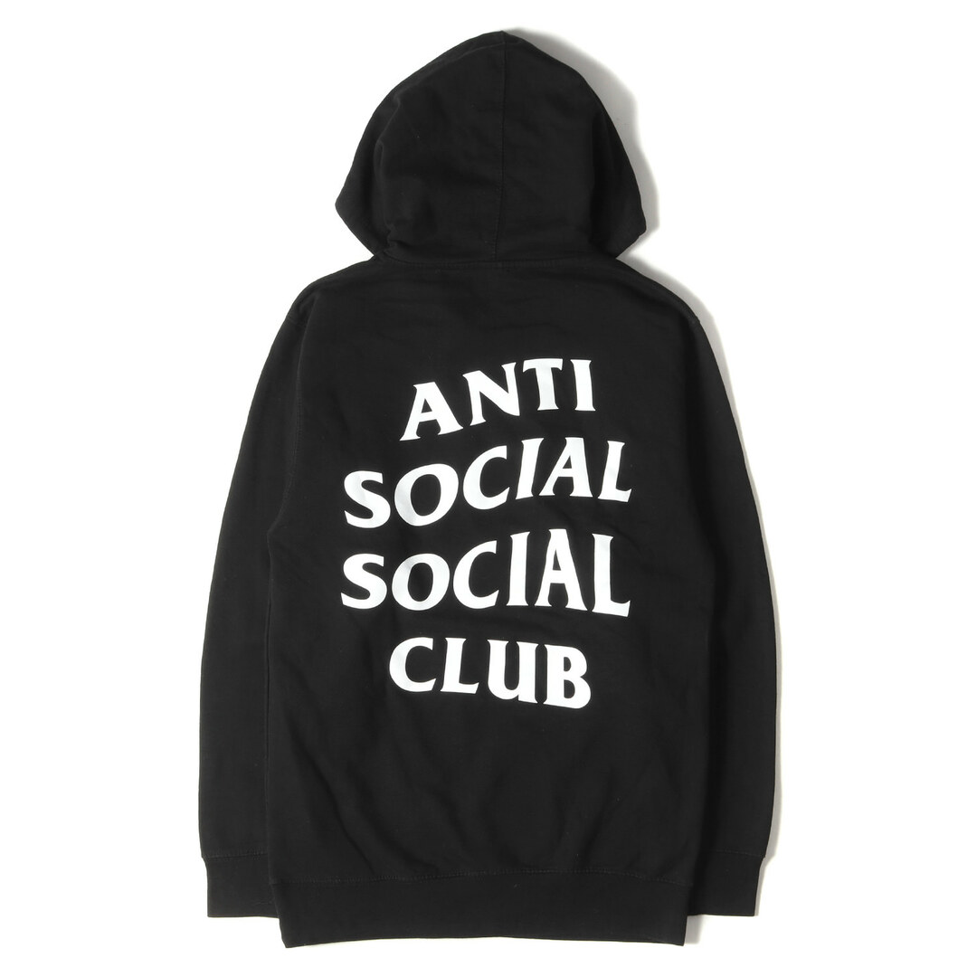 ANTI SOCIAL SOCIAL CLUB(アンチソーシャルソーシャルクラブ)のAnti Social Social Club アンチ ソーシャル ソーシャル クラブ パーカー サイズ:S ブランドロゴ ライトウェイト スウェット パーカー ブラック 黒 トップス フーディー【メンズ】【中古】 メンズのトップス(スウェット)の商品写真