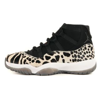 ナイキ(NIKE)の新品 NIKE ナイキ サイズ:27.5cm WMNS AIR JORDAN 11 RETRO Animal Instinct (AR0715-010) ウィメンズ エアジョーダン11 レトロ アニマル インスティンクト ブラック ジムレッド WMNS US10.5 スニーカー シューズ 靴【メンズ】(スニーカー)