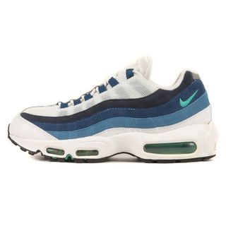 ナイキ(NIKE)のNIKE ナイキ サイズ:26.5cm AIR MAX 95 OG 554970-131 2015年製 エアマックス95 ホワイト エメラルドグリーン US8.5 ローカット スニーカー シューズ 靴【メンズ】【中古】(スニーカー)