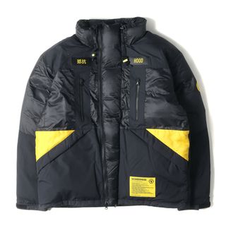 ネイバーフッド(NEIGHBORHOOD)の新品同様 NEIGHBORHOOD ネイバーフッド ジャケット サイズ:XL 18AW TEAM ワッペン付き ナイロン ダウン ジャケット TEAM . DOWN / N-JKT ブラック 黒 アウター ブルゾン【メンズ】【中古】(ダウンジャケット)