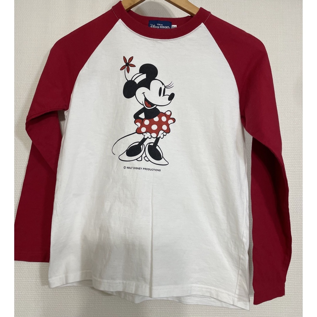 Disney(ディズニー)のディズニー　ミニーロンT キッズ/ベビー/マタニティのキッズ服女の子用(90cm~)(Tシャツ/カットソー)の商品写真