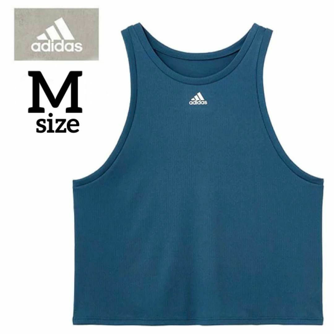 adidas(アディダス)のadidas アディダス ワークアウトインナー タンクトップ M インクブルー レディースのトップス(Tシャツ(半袖/袖なし))の商品写真