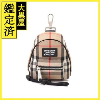 バーバリー(BURBERRY)のバーバリー　バーバリーチェック　バックパックチャーム　8031061【432】(キーホルダー)