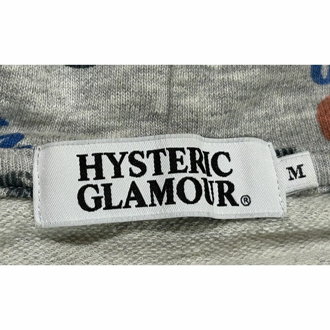 HYSTERIC GLAMOUR(ヒステリックグラマー)の＊ヒステリックグラマー 総柄 HYSガール ジップアップ パーカー M メンズのトップス(パーカー)の商品写真