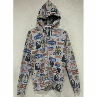 ヒステリックグラマー(HYSTERIC GLAMOUR)の＊ヒステリックグラマー 総柄 HYSガール ジップアップ パーカー M(パーカー)