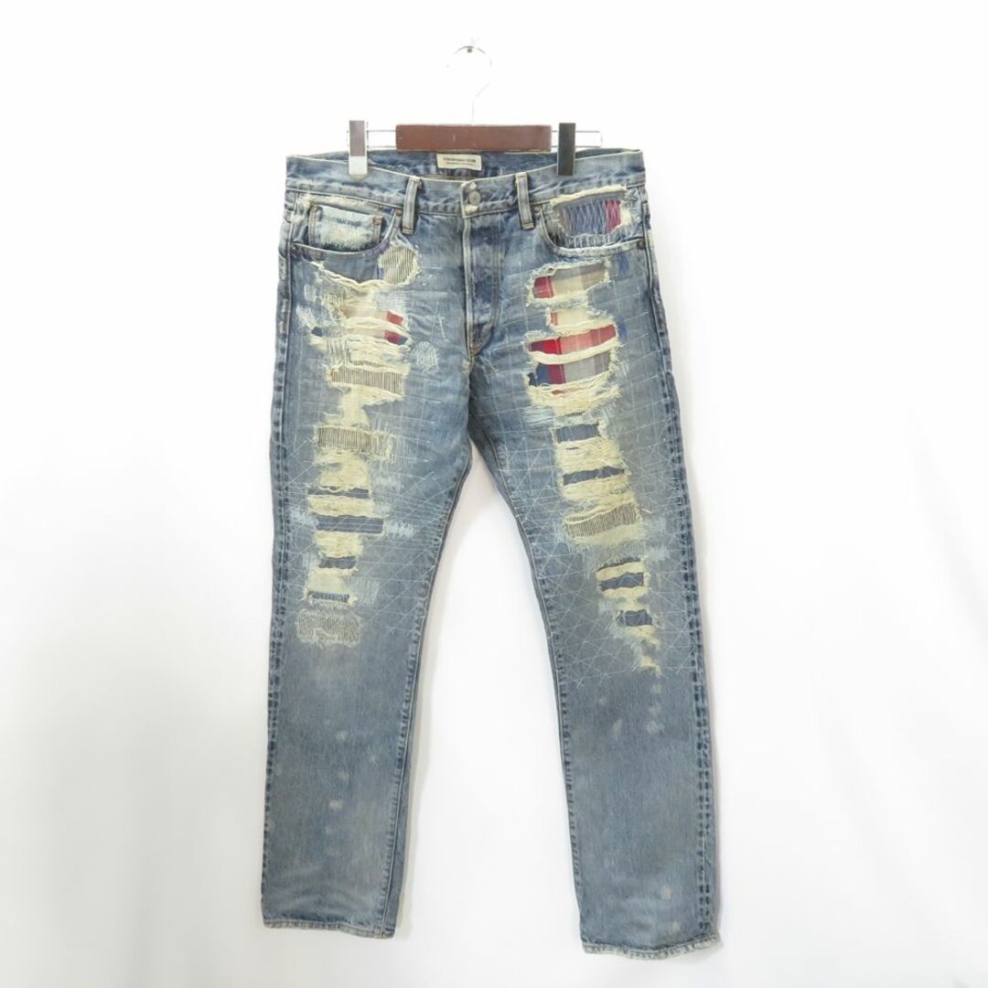 Ron Herman - RON HERMAN DAMAGE CRASH DENIM PANT Size-31 の通販 by