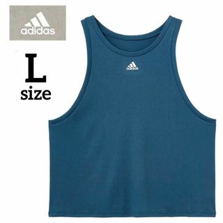 アディダス(adidas)のadidas アディダス ワークアウトインナー タンクトップ Ｌ インクブルー(Tシャツ(半袖/袖なし))