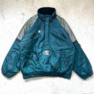 STARTER - 【レア】90s スターター XL 中綿入り ハーフジップ ナイロン