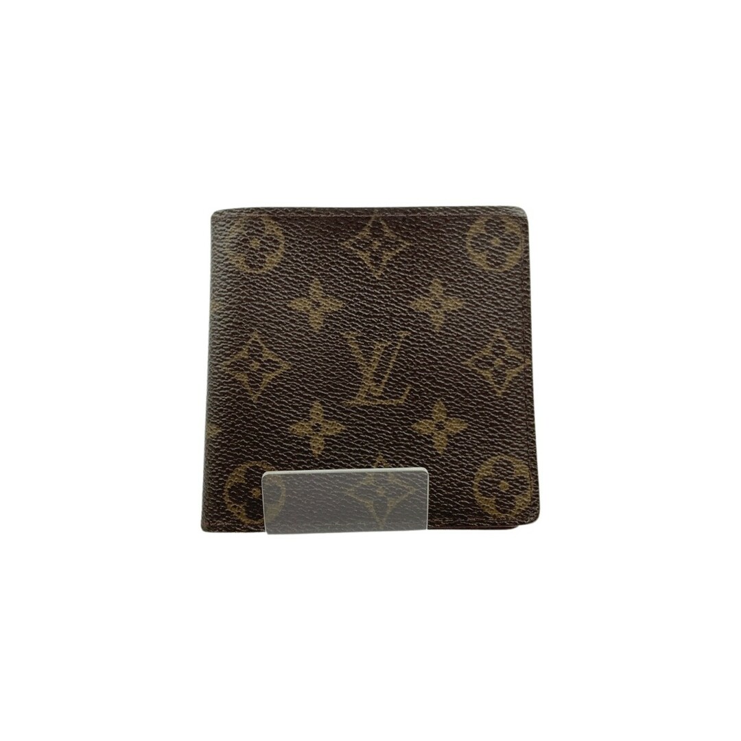 〇〇LOUIS VUITTON ルイヴィトン モノグラム ポルトフォイユ マルコ 二つ折り短財布  M61675 ブラウンレディース