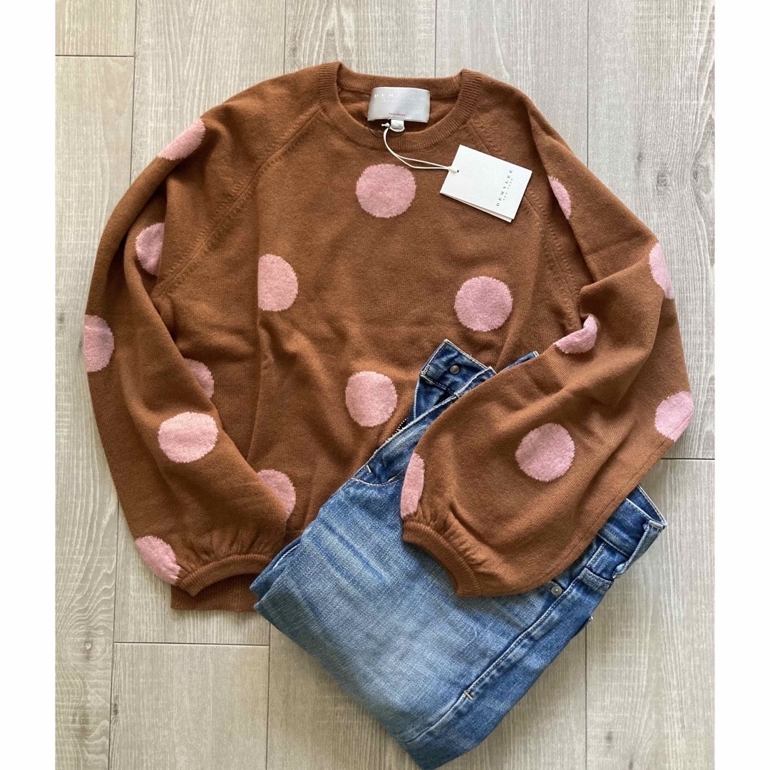 ❤︎新品❤︎DEMYLEE デミリー❤︎カシミア 水玉ニットの通販 by ❤︎新品❤︎DEMYLEE デミリー❤︎カシミア 水玉ニットの通販 by
