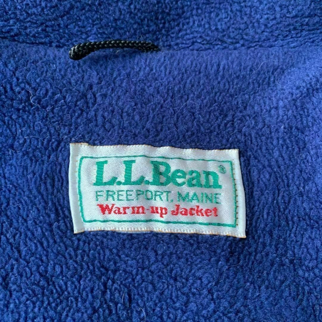 L.L.Bean(エルエルビーン)の80s L.L.Bean ウォームアップジャケット イエロー 中フリース メンズのジャケット/アウター(ブルゾン)の商品写真
