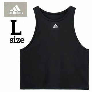 アディダス(adidas)のadidas アディダス ワークアウトインナー タンクトップ Ｌ ブラック(Tシャツ(半袖/袖なし))